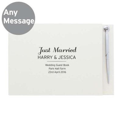 (image for) Personalised Classic Guest Book & Pen