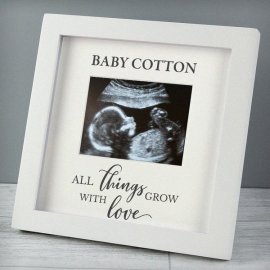 (image for) Personalised 'All Things Grow' 4 x 3 Baby Scan Frame