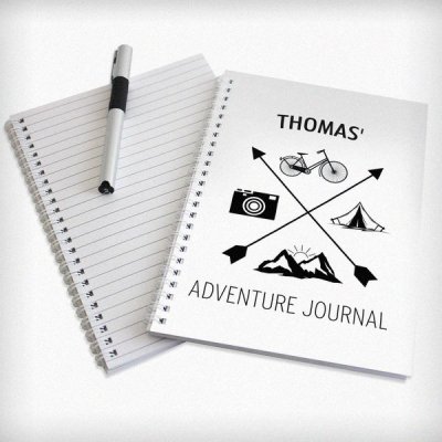 (image for) Personalised Adventure A5 Notebook