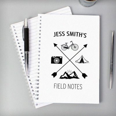 (image for) Personalised Adventure A5 Notebook