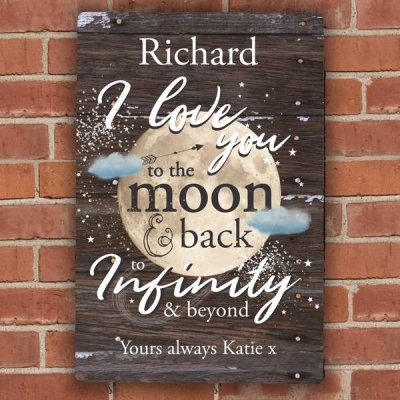 (image for) Personalised To the Moon & Infinity... Sign