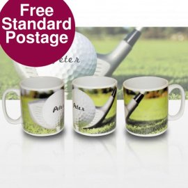 (image for) Personalised Golf Ball Mug