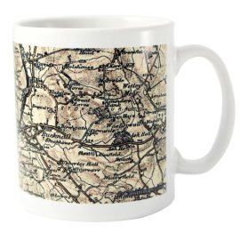 (image for) Personalised 1896 - 1904 Revised New Map Mug