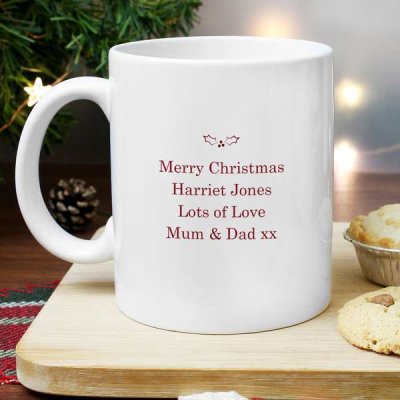 (image for) Personalised Have Yourself A Merry Little Christmas Mug