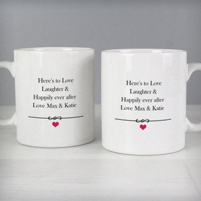 (image for) Personalised Mr & Mrs Mug Set