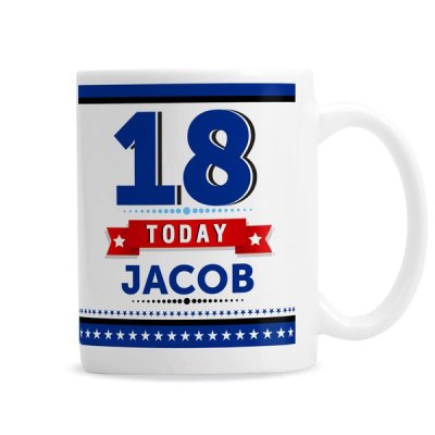 Personalised Birthday Star Mug (image for) Personalised Birthday Star Mug