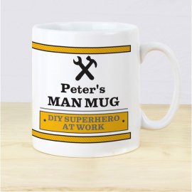 (image for) Personalised Man At Work Mug