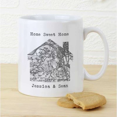 (image for) Personalised 1805 - 1874 Old Series Map Home Mug