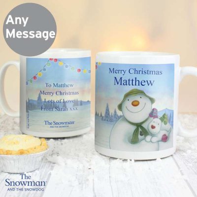 (image for) Personalised The Snowman and the Snowdog Mug