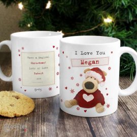 (image for) Personalised Boofle Christmas Love Mug