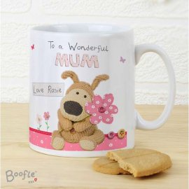 (image for) Personalised Boofle Flowers Mug
