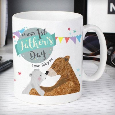 (image for) Personalised 1st Father's Day Daddy Bear Mug