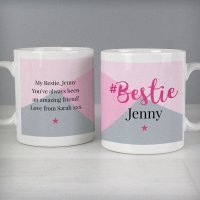 (image for) Personalised #Bestie Mug