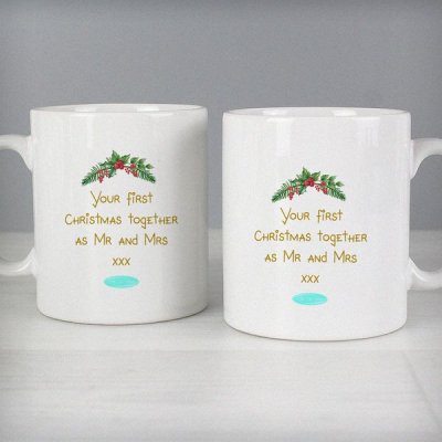 (image for) Personalised Me to You Christmas Couple's Mug Set