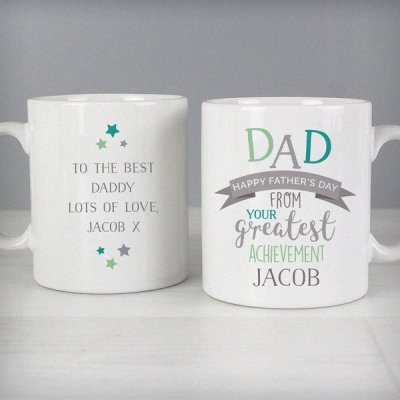 (image for) Personalised 'Dad's Greatest Achievement' Mug