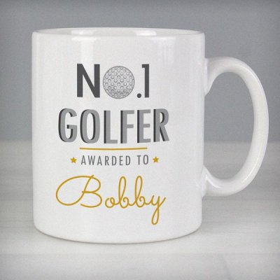 (image for) Personalised No.1 Golfer Mug