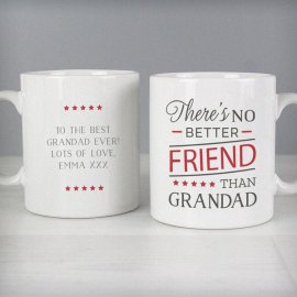 (image for) Personalised 'No Better Friend Than Grandad' Mug