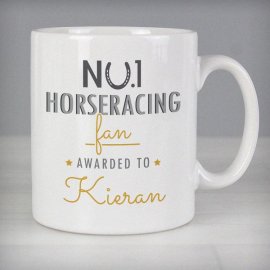 (image for) Personalised No.1 Horseracing Fan Mug