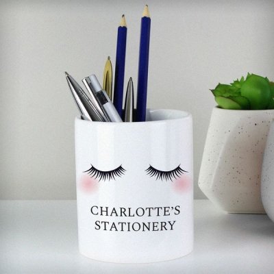 (image for) Personalised Eyelashes Ceramic Storage Pot
