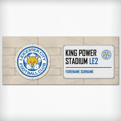 (image for) Leicester City FC Street Sign Mug