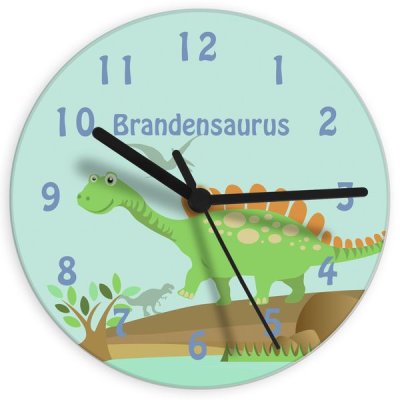 (image for) Personalised Dinosaur Clock