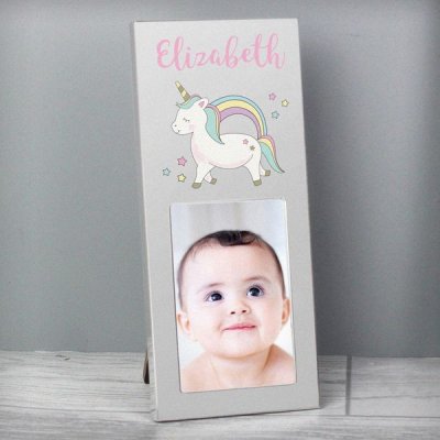 (image for) Personalised Baby Unicorn 2x3 Photo Frame