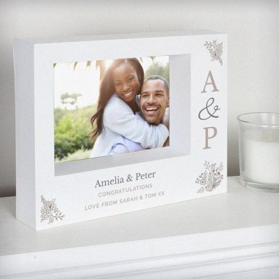(image for) Personalised Couples Initials 7x5 Box Photo Frame