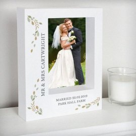 (image for) Personalised Fresh Botanical 5x7 Box Photo Frame