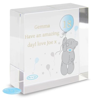 (image for) Personalised Me To You Balloon Large Crystal Token