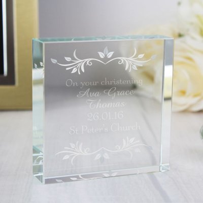 (image for) Personalised Sentiments Large Crystal Token