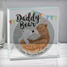 (image for) Personalised Daddy Bear Crystal Token
