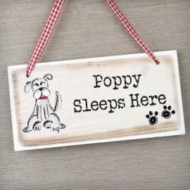 (image for) Personalised Dog Wooden Sign
