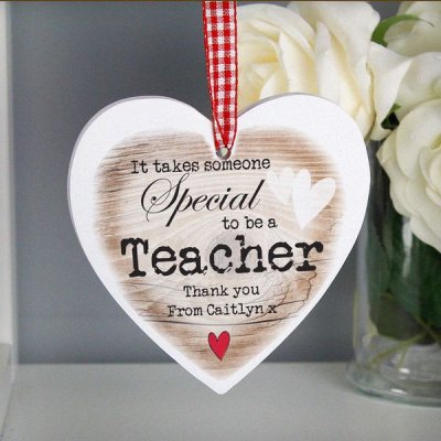 (image for) Personalised Someone Special Wooden Heart Shaped Decoration