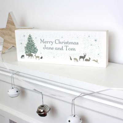 (image for) Personalised A Winter's Night Mantel Block