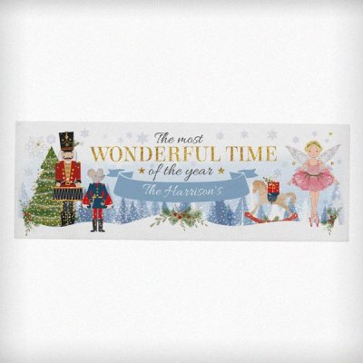 (image for) Personalised Nutcracker Wooden Block Sign