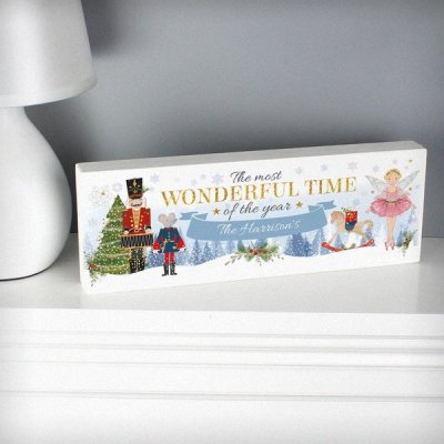(image for) Personalised Nutcracker Wooden Block Sign