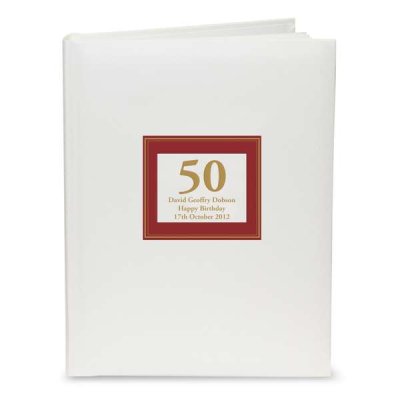 (image for) Personalised Red Square Traditional Album