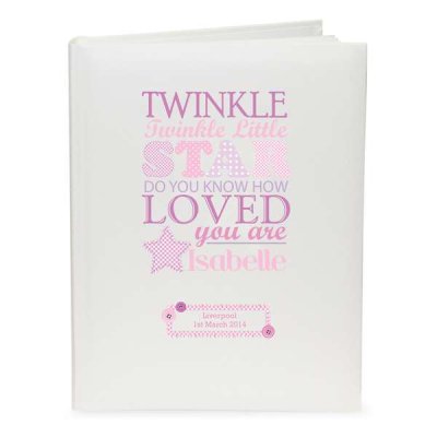 (image for) Personalised Twinkle Girls Traditional Album