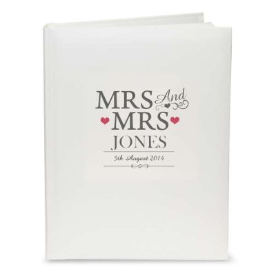(image for) Personalised Mrs & Mrs Traditional Album