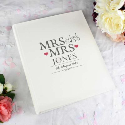 (image for) Personalised Mrs & Mrs Traditional Album