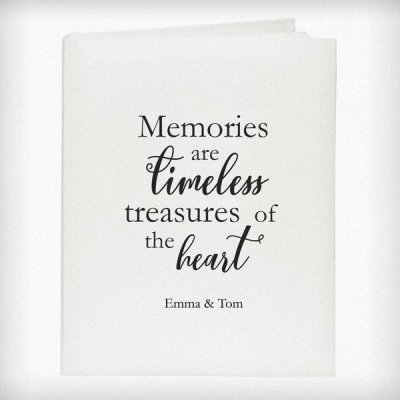 (image for) Personalised 'Memories are Timeless' Traditional Album
