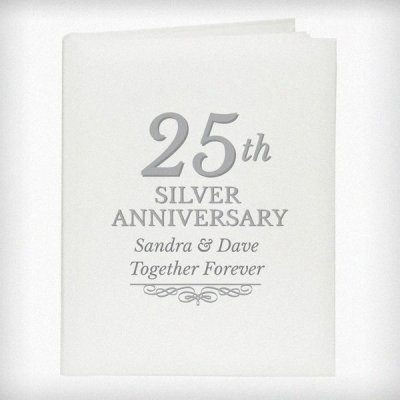 (image for) Personalised 25th Silver Anniversary Traditional Album