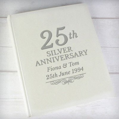 (image for) Personalised 25th Silver Anniversary Traditional Album