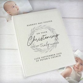 (image for) Personalised 'Truly Blessed' Christening Traditional Album
