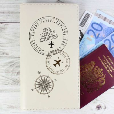 (image for) Personalised Stamp Travel Document Holder