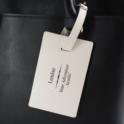 (image for) Personalised Classic Cream Luggage Tag
