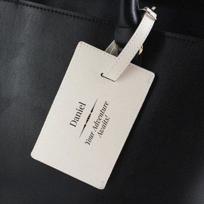 (image for) Personalised Classic Cream Luggage Tag