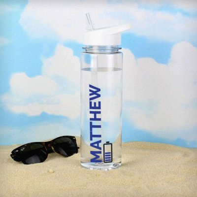 (image for) Personalised Blue Fuel Island Water Bottle