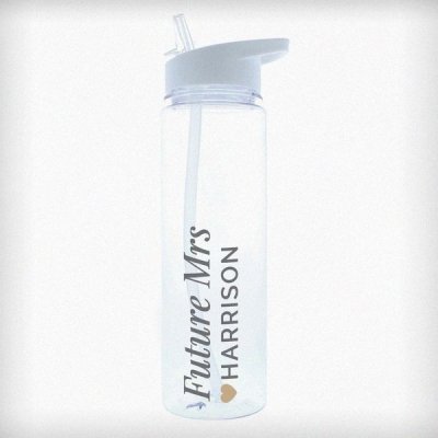(image for) Personalised Gold Heart Island Water Bottle