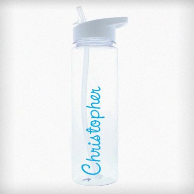 (image for) Personalised Blue Name Island Water Bottle